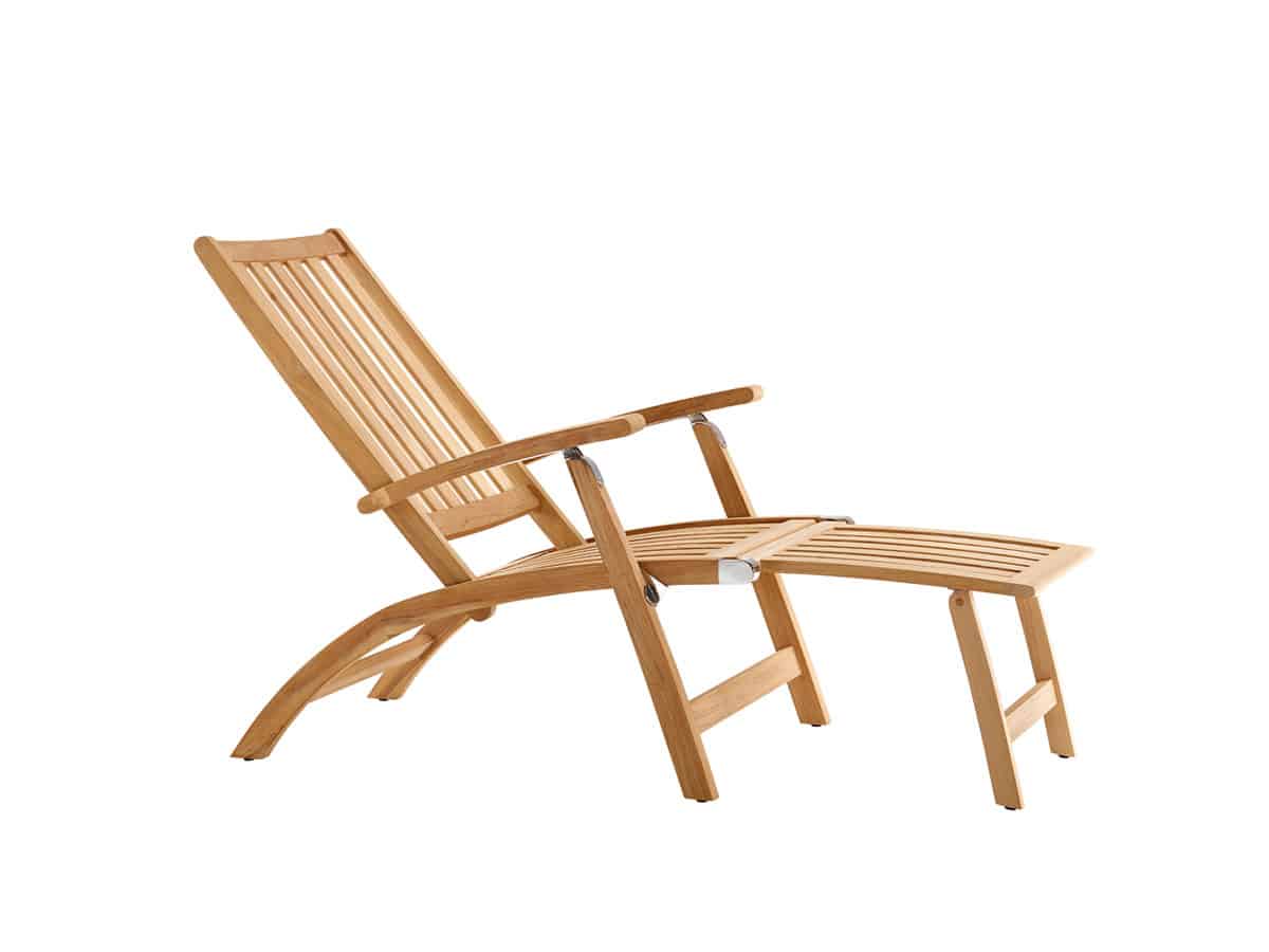 Windsor Deck Chair With Footstool Solpuri